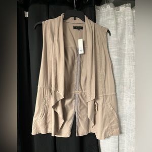 Trixxi Women’s Canvas Fashion Vest Size L